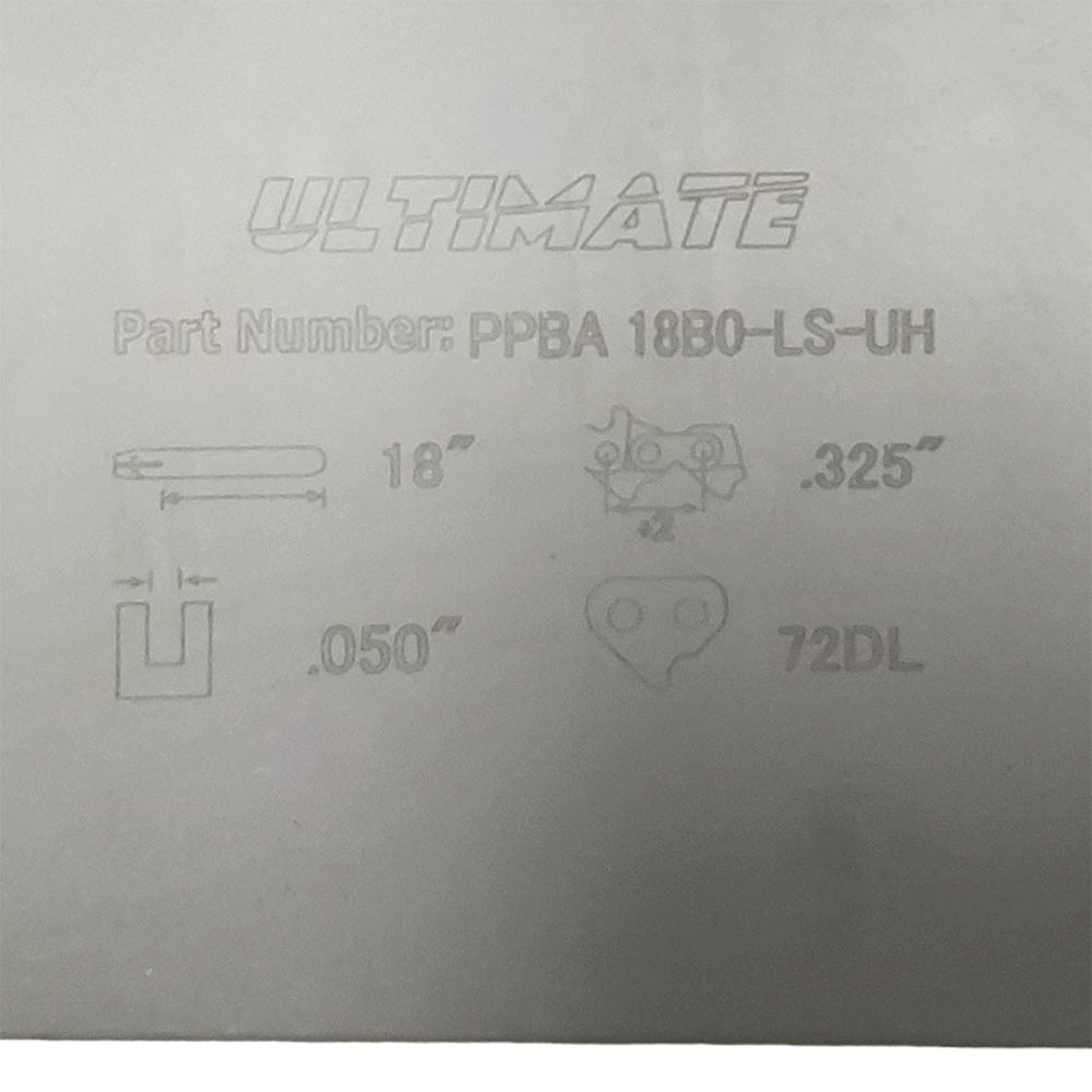 Proven Part 18" Chainsaw Bar .325" .050" 72DL For Echo Fits 18F0AD3372C