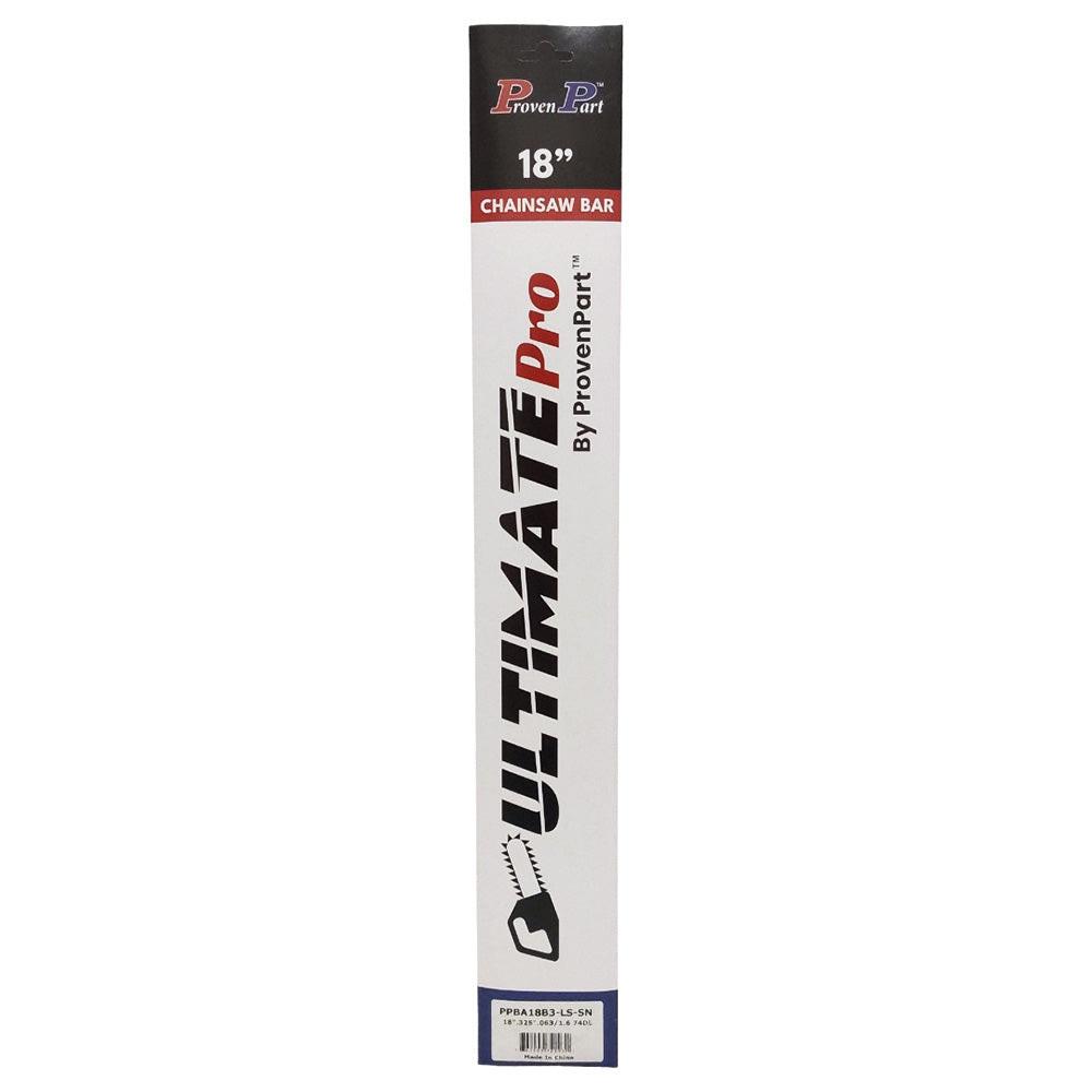 Barra guía de 18" de pieza probada para Stihl .325" .063" 74Dl 3003-008-6817