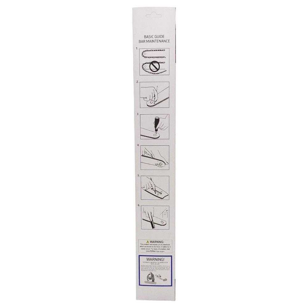 Barra guía de 18" de pieza probada para Stihl .325" .063" 74Dl 3003-008-6817