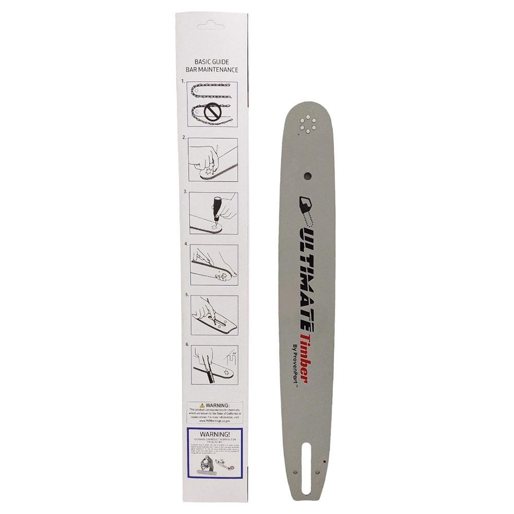 Barra guía de 18" de pieza probada para Stihl .325" .063" 74Dl 3003-008-6817