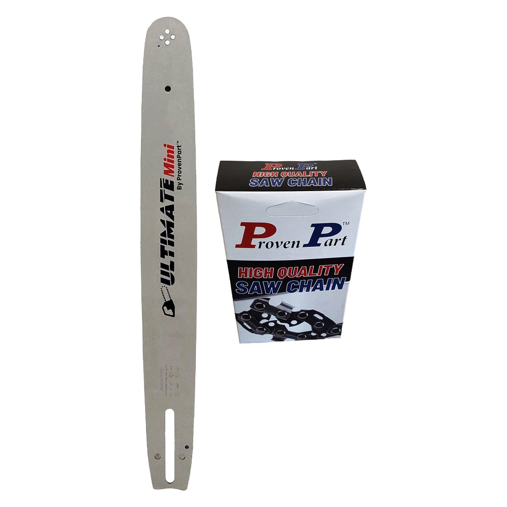 Proven Part 18" Chainsaw Guide Bar And One Semi Chisel Chain 3/8"LP .050" 62DL CL PO A041