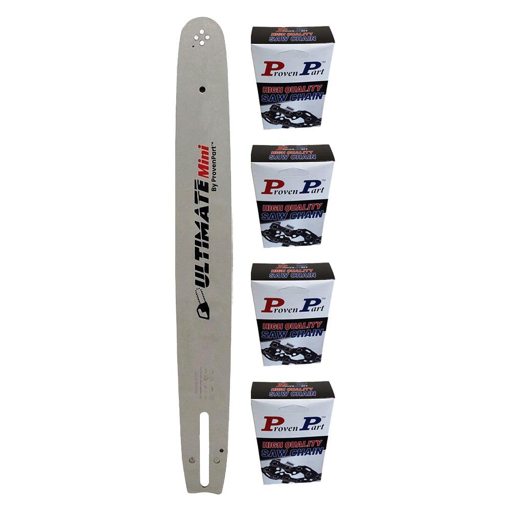 Barra guía de motosierra 18A0Cd3762C, pieza probada, para Echo 18" 3/8"Lp .050" 62Dl Cl Po A041