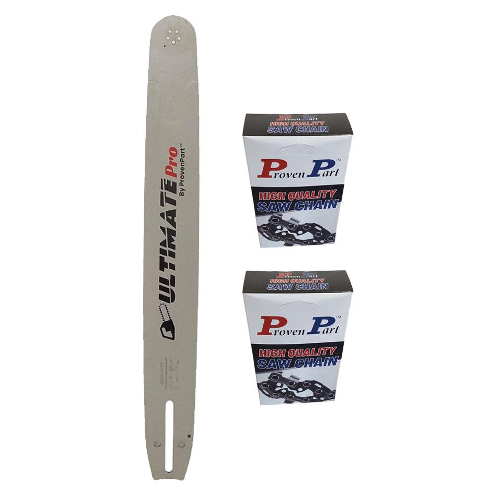Barra guía de motosierra de 20 pulgadas, pieza probada, 3/8 pulgadas, 0,050 pulgadas, 72 Dl para Husqvarna 596687472 Rn Hv D009