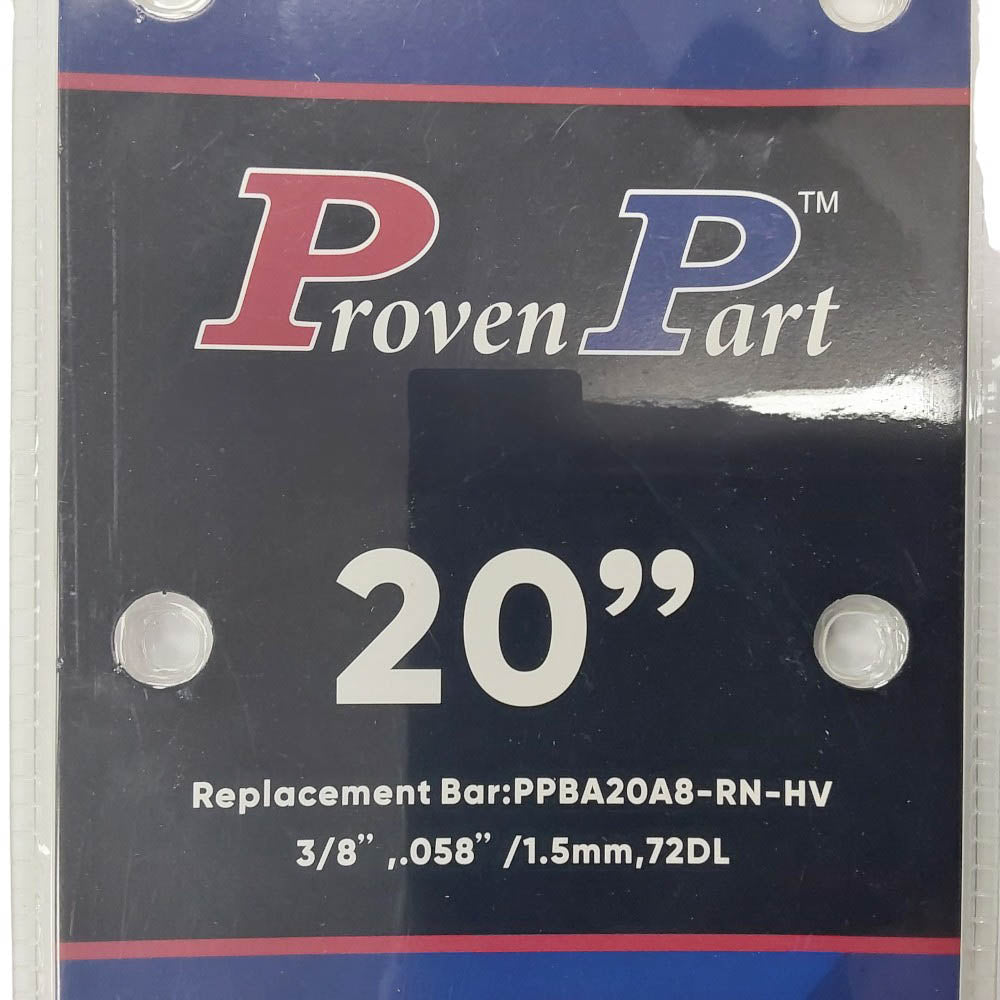 Pieza probada Barra guía de 20" 3/8" .058 72Dl 208Slhd009 208Rndd009 Rn Hv D009