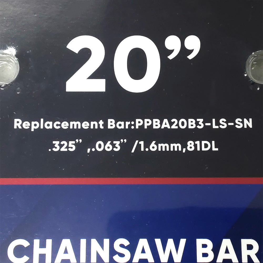 Proven Part 20" Chainsaw Guide Bar With Semi-Chisel Chain For Stihl 3003-008-6821 .325" .063" 81DL