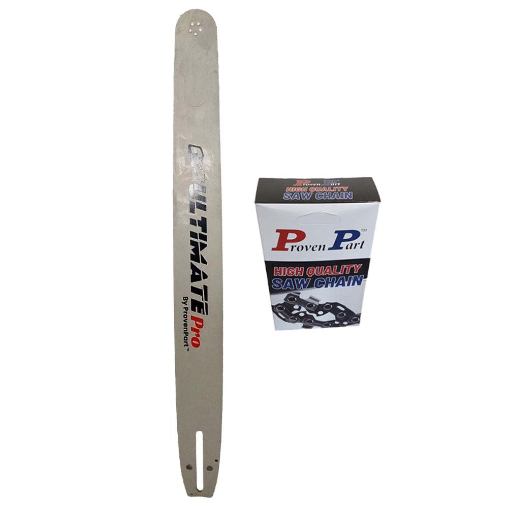 Barra guía de motosierra de 24" de pieza probada, 3/8" .050 84Dl Ht380 596687484 Rn Hv D009