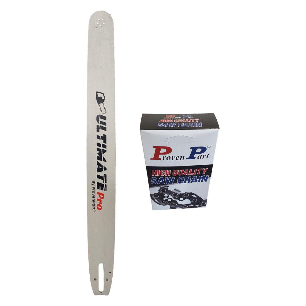 Parte probada de 24 pulgadas. Barra guía de motosierra compatible con 240Rndd025 3/8 .050 84Dl Rn Sn D025