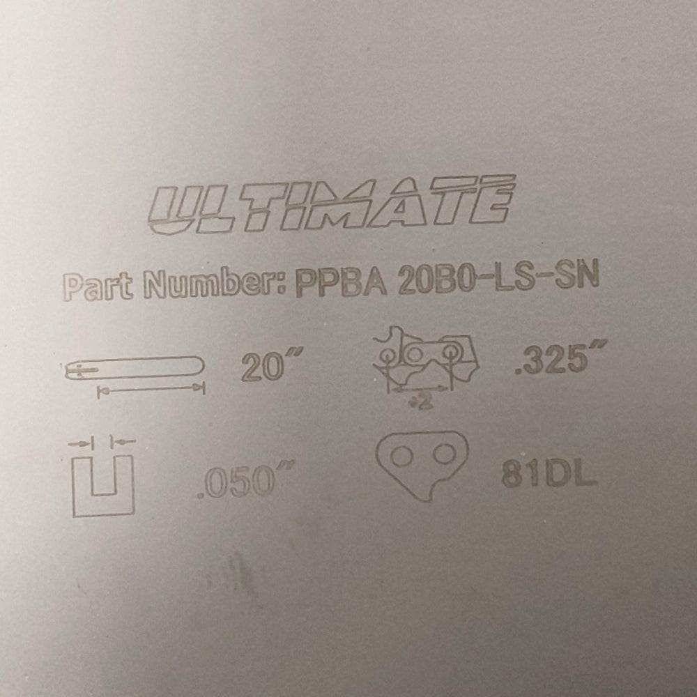 Proven Part 20" Bar and 3 chains .325" .050" 81DL Fits Stihl 034, 036, 038 3003 008 6621