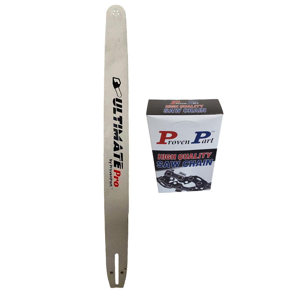 Proven Part 32" Guide Bar With Semi-Chisel Chain 3/8" .063" 105DL Fits Husqvarna 596689605 HT-383