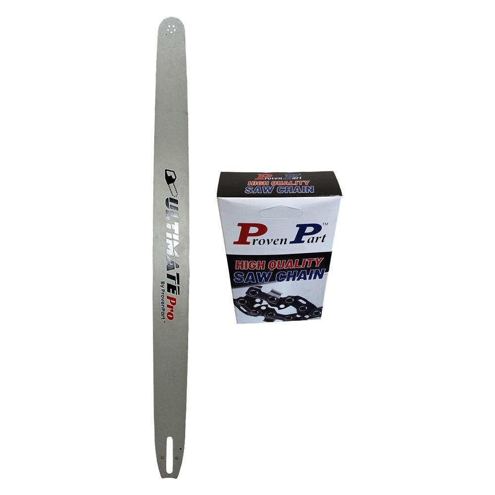 Proven Part 36" Guide Bar And Full Skip Chisel Chain 3/8" .050" 114DL For Stihl Fits 3003 000 8853