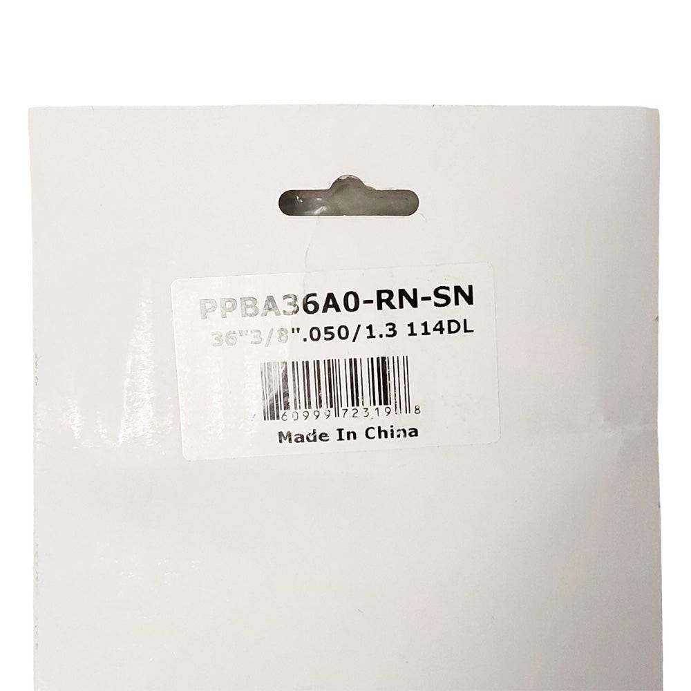 Proven Part 36" Guide Bar And 2 Pack Full Skip Chisel Chain 3/8" .050" 114DL For Stihl Fits 3003 000 8853
