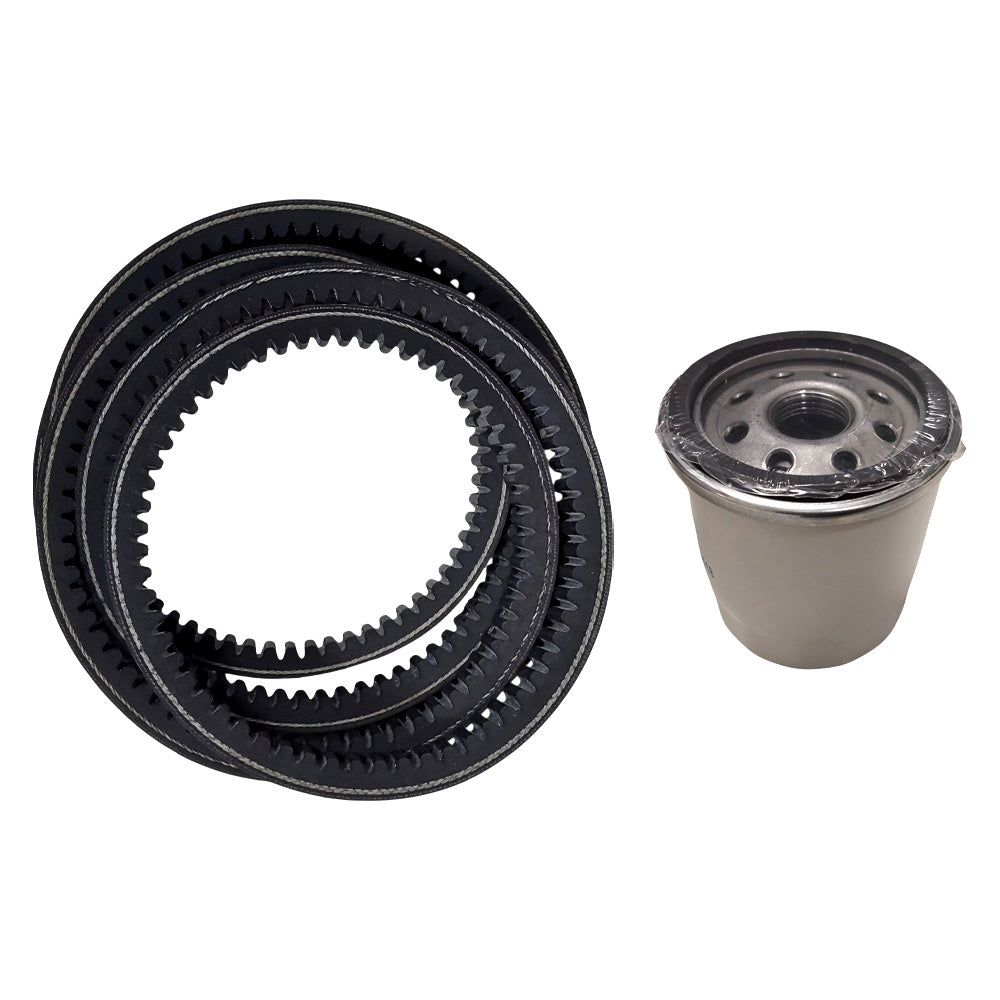 Proven Part Cogged Drive Belt 574870901 & Hydro Filter 539113466 Fits Husqvarna MZ52, MZ61, MZ5424S, MZ6128, MZT52, MZT61