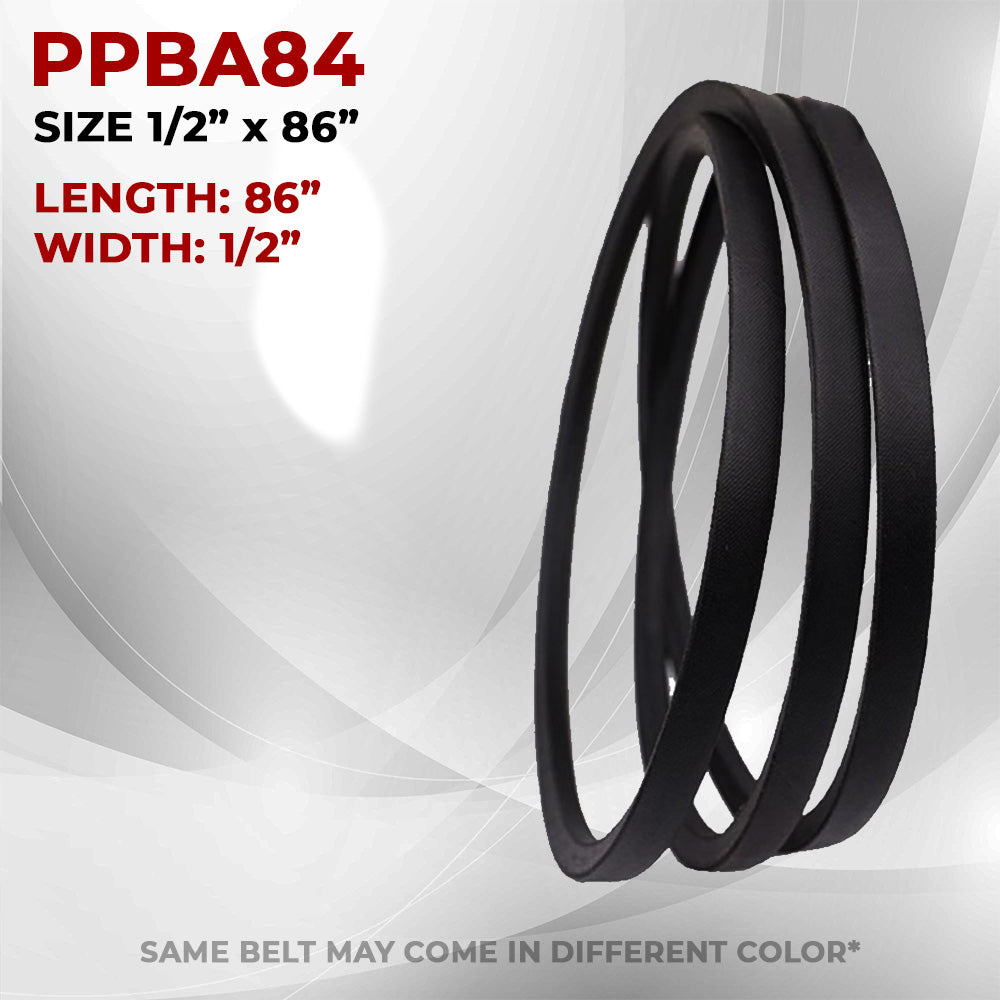 Correa de pieza probada para Murray 37X89 (1/2" X 86")