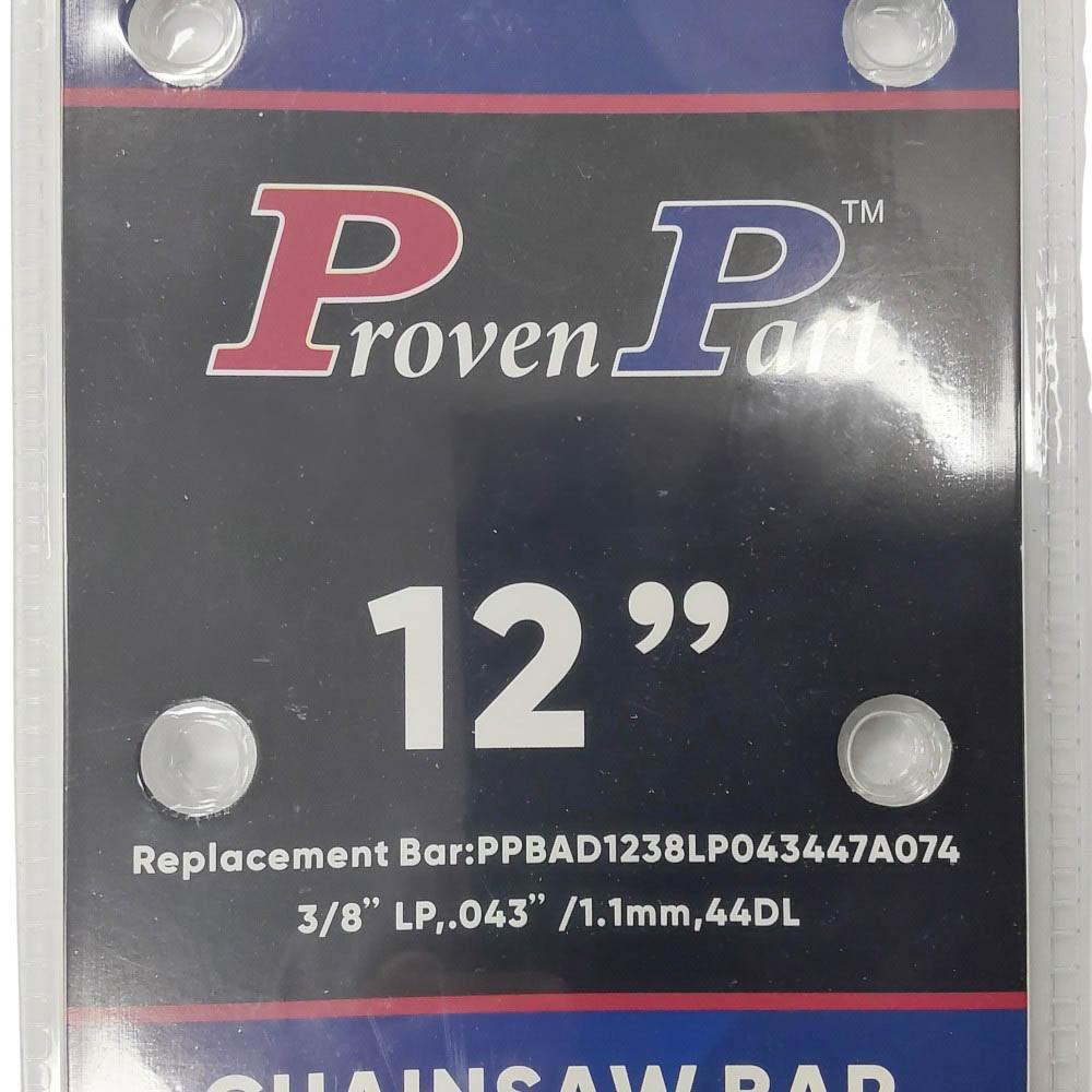 Proven Part 12In Bar and 2 Chains 3/8LP .043 44DL For Stihl MS190T, MS191T, MS192C/E/T 3005 000 3905
