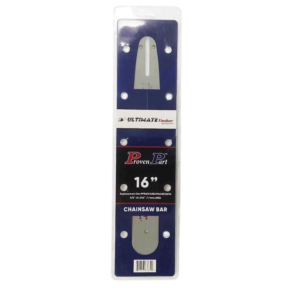 Proven Part 16" Guide Bar And 4 Pack Semi Chisel Chain Combo 3/8"LP .043" 55DL Fits Stihl 3005 003 3913