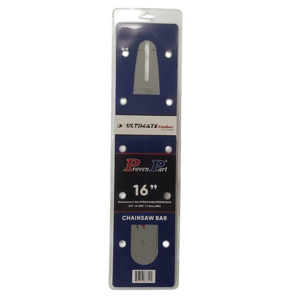Proven Part 16In Chainsaw Bar 3/8LP .050 55DL Fits Oleo Mac OL-E140F, OL-E200, OL-E300 160SDEA074