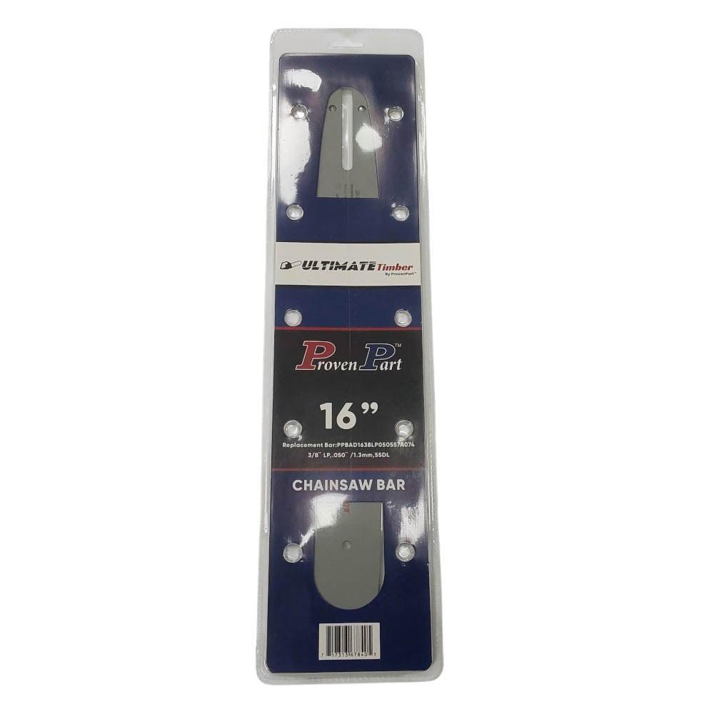 Proven Part 16In Chainsaw Bar 3/8LP .050 55DL Fits Oleo Mac OL-E140F, OL-E200, OL-E300 160SDEA074