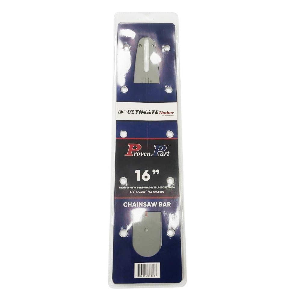 Proven Part 16In Bar and 2 Chains 3/8LP .050 55DL Fits Stihl MS 210 C-BE, MS 211, MS 211 C, MS 211 C-BE, MS 212 160SDEA074