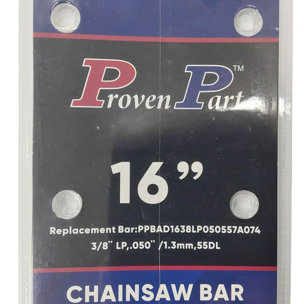 Proven Part 16In Bar and 4 Chains 3/8LP .050 55DL Fits Olympyk 240, 241, 244, 935, OLE 140F, OLE 300  160SDEA074
