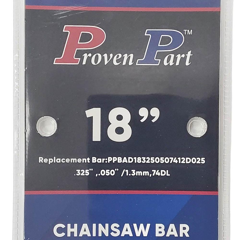 Proven Part 18In Chainsaw Bar .325 .050 74DL Fits Stihl MS 280, MS 280 C-BQ, MS 280 CQS, MS 290 180VXLGD025