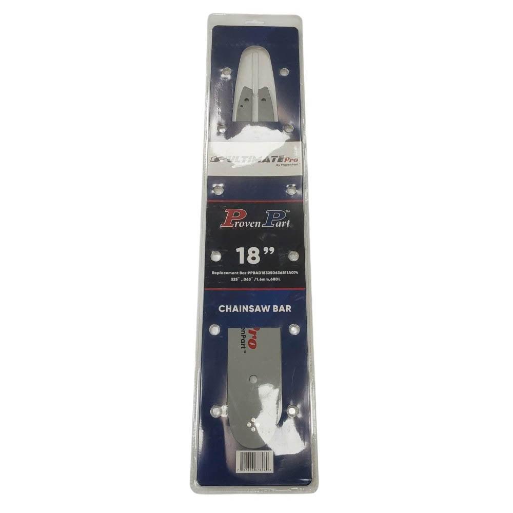 Proven Part 18In Chainsaw Bar .325 .063 68DL Fits Stihl MS250, MS250C, MS250C‑BE, MS251, MS251C, MS251C‑BE 30050084717