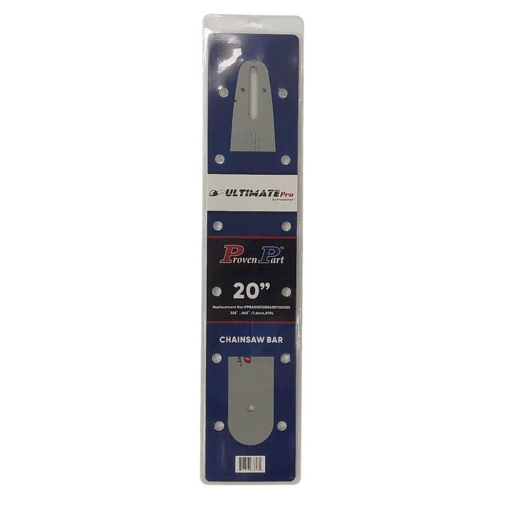 Proven Part 20In Chainsaw Bar .325 .063 81DL Fits Stihl MS270 / 270CQS, MS271, MS280 / MS280CQS, MS290 30030086821