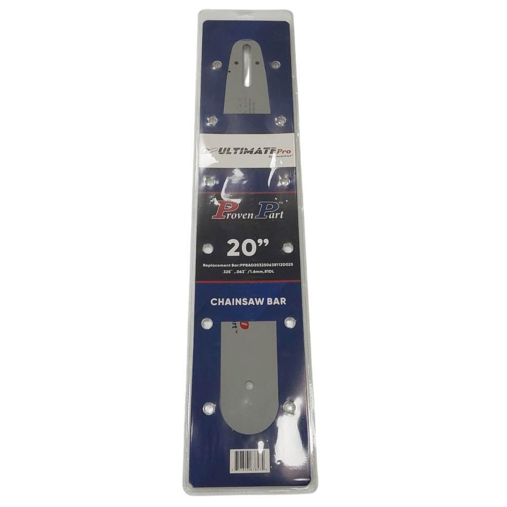 Proven Part 20In Chainsaw Bar .325 .063 81DL Fits Stihl MS270 / 270CQS, MS271, MS280 / MS280CQS, MS290 30030086821