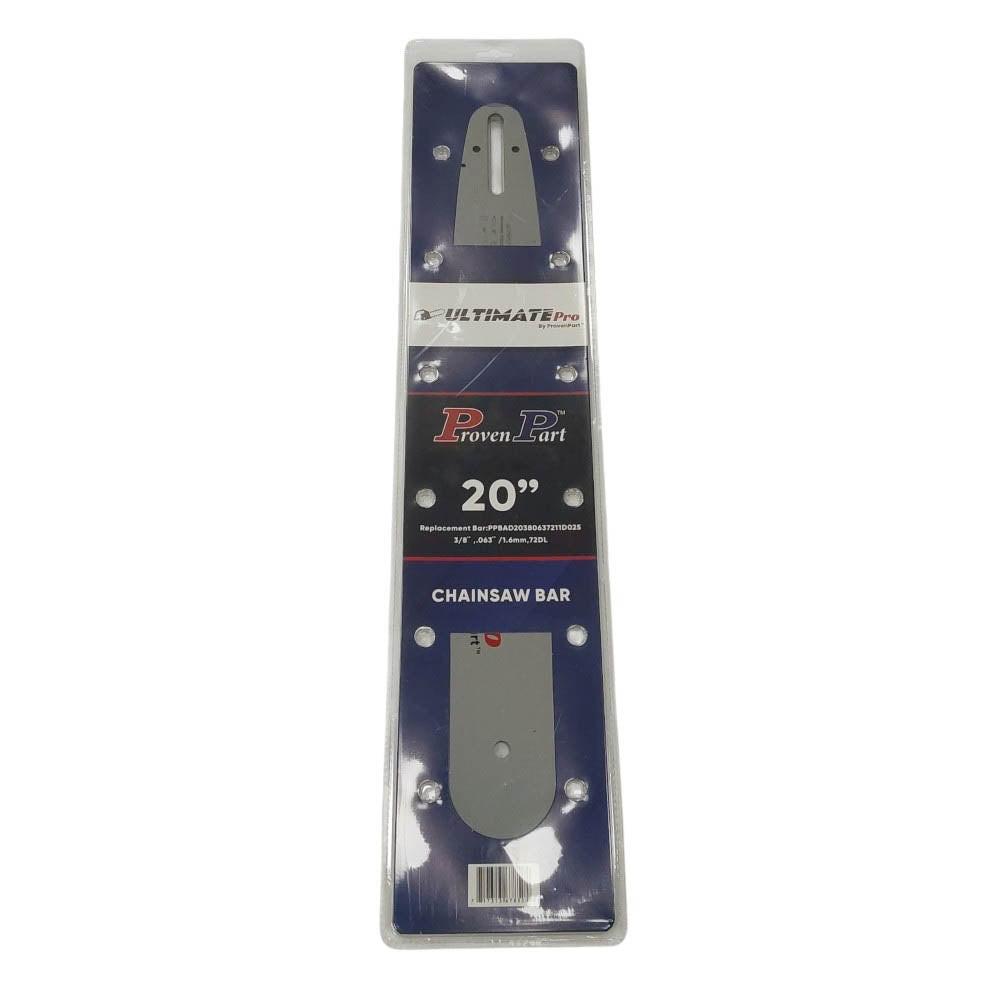 Proven Part 20In Chainsaw Bar 3/8 .063 72DL For Stihl 026, 026 PRO, 026P, 034 3003 001 9421, 203VXLHD025