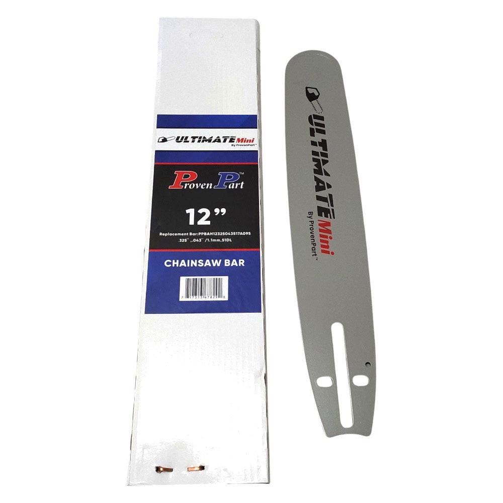 Proven Part 12In Chainsaw Bar .325 .043 51DL Fits Husqvarna  535i XP, 540i XP, T535I XP, T540 XP MARK III, T540I XPG, T540I XP 593914351