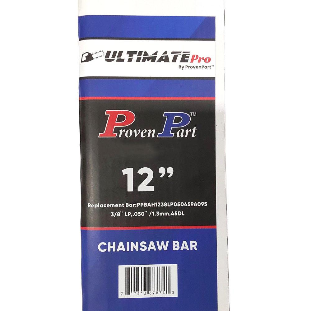 Proven Part 12In Chainsaw Bar 3/8LP .050 45DL Fits Jonesered CS 2135, CS 2139T, CS 2234, CS 2236T 120SXEA095