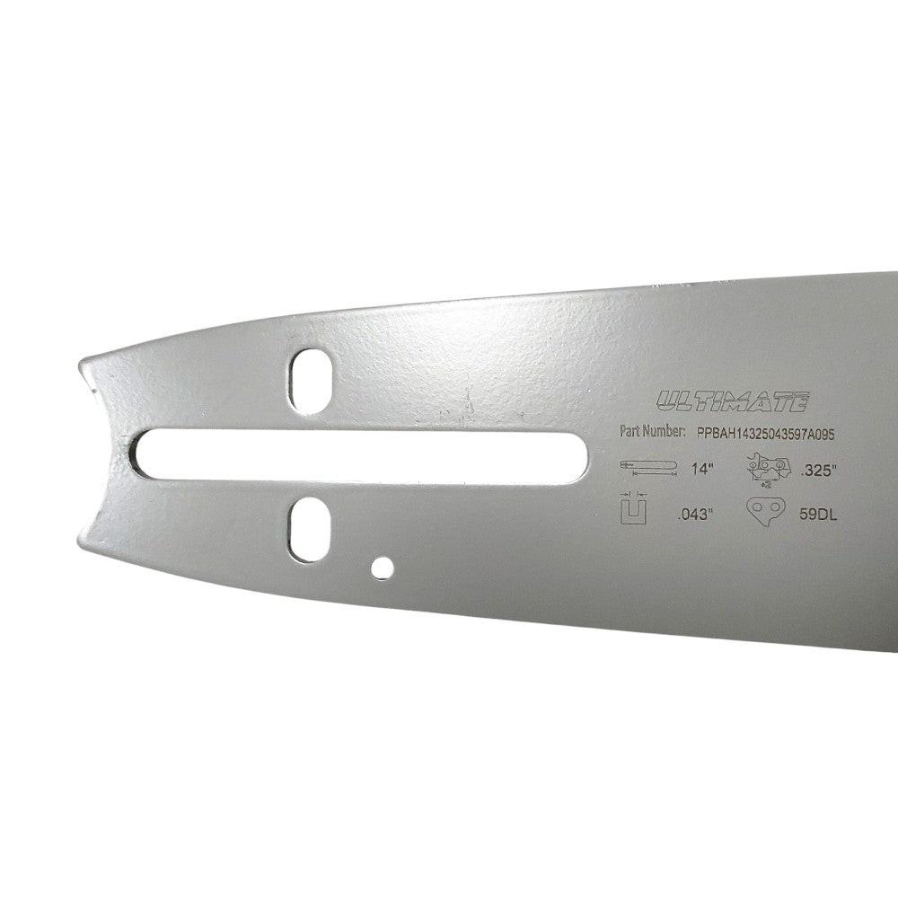 Proven Part 14In Bar and 2 Chains .325 .043 59DL Fits Husqvarna  T435, T535i, T535i XP,  540i XP 596553659