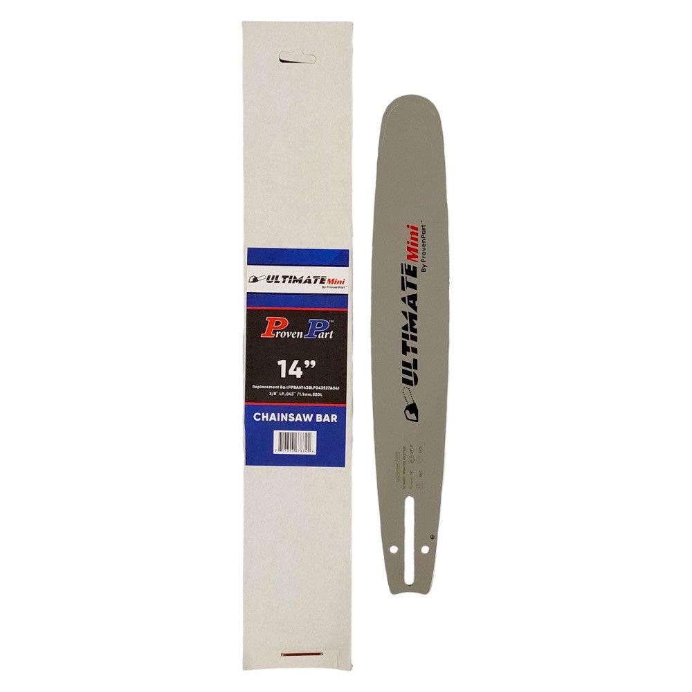 Proven Part 14In Chainsaw Bar 3/8LP .043 52DL Fits Dolmar 100, 101, 102, 103, 104, 105, 106, 108, ES-161 DOP144MLEA041DO