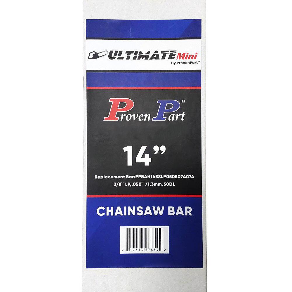 Proven Part 14In Bar and 1 Chain 3/8LP .050 50DL Fits Stihl MS170, MS180, MS210, MS211, 009–025 30050004809, 140SDEA074