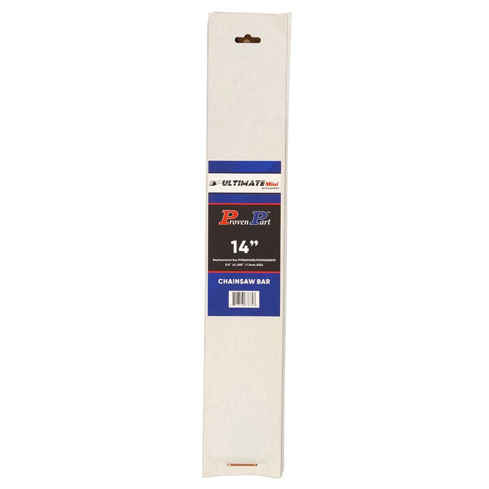 Proven Part 14In Chainsaw Bar 3/8LP .050 52DL Fits Husqvarna  135, 140, 236, 240E, 316 electric, 334T 5019592‑52, HL‑280‑52