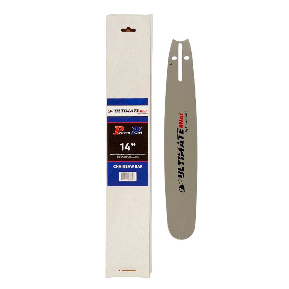 Proven Part 14In Chainsaw Bar 3/8LP .050 52DL Fits Husqvarna  135, 140, 236, 240E, 316 electric, 334T 5019592‑52, HL‑280‑52