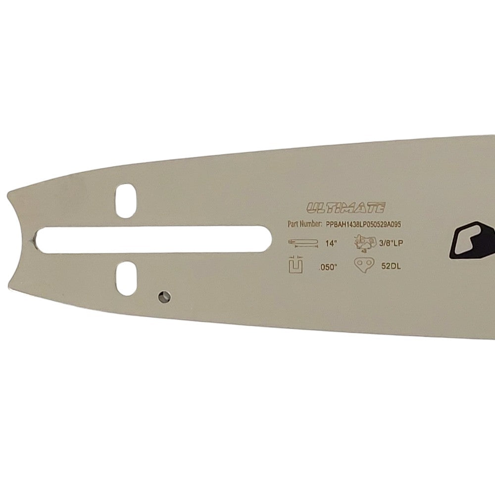 Proven Part 14In Chainsaw Bar 3/8LP .050 52DL Fits Husqvarna  135, 140, 236, 240E, 316 electric, 334T 5019592‑52, HL‑280‑52