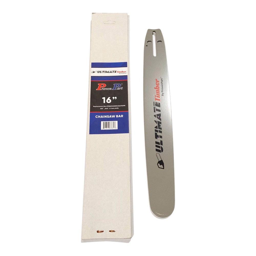 Proven Part 16In Chainsaw Bar .325 .043 64DL Fits Jonsered CS2117EL, CS2139T, CS2236T 164TXLNA095