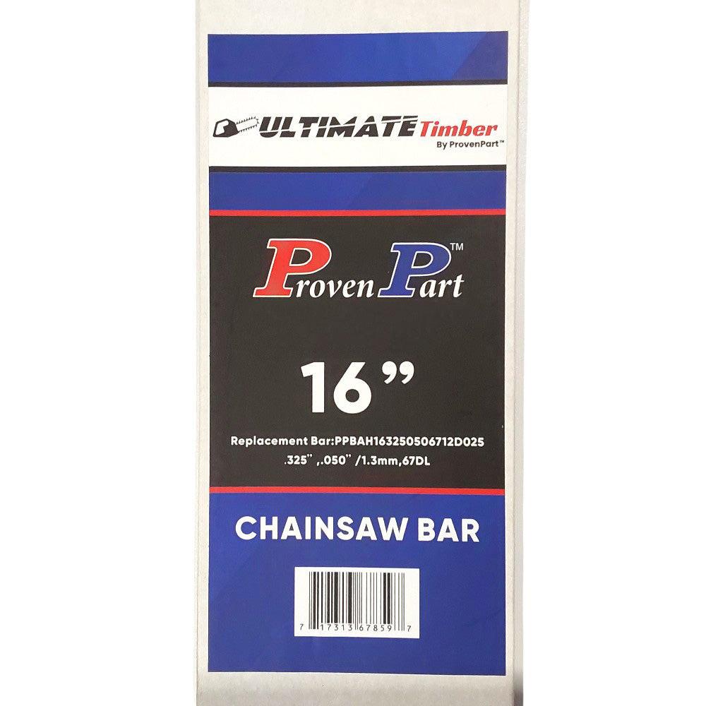 Proven Part 16In Chainsaw Bar .325 .050 67DL Fits Stihl MS271, MS280, MS280 C, MS280 PRO, MS290 / 290 C,