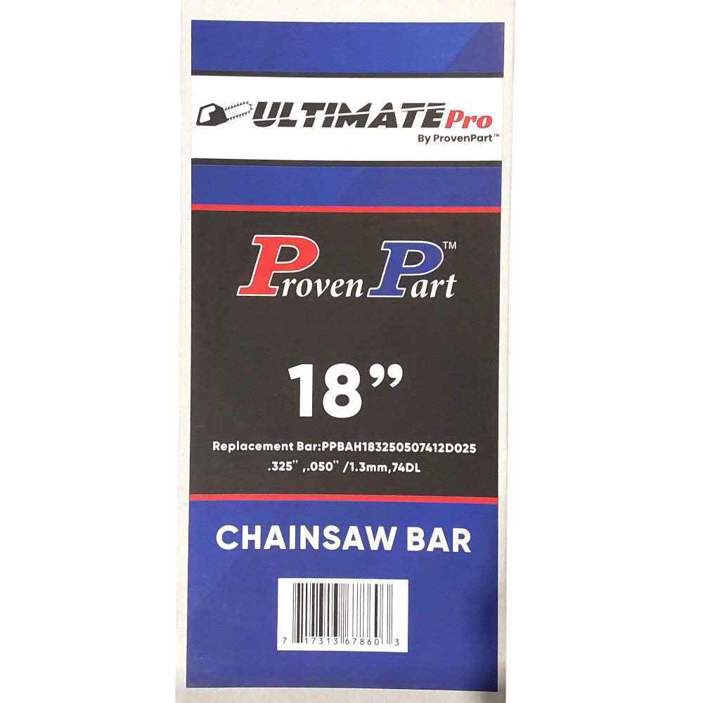 Proven Part 18In Bar and 2 Chains .325 .050 74DL For Stihl MS 360 QS, MS 361, MS 361 C-B, MS 361 QS, MS 390 23RS374E