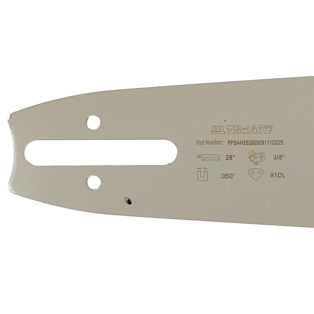 Proven Part 28In Chainsaw Bar 3/8 .050 91DL Fits Stihl 044, 066, MS440–660 3003‑000‑8838, 280RNDD025
