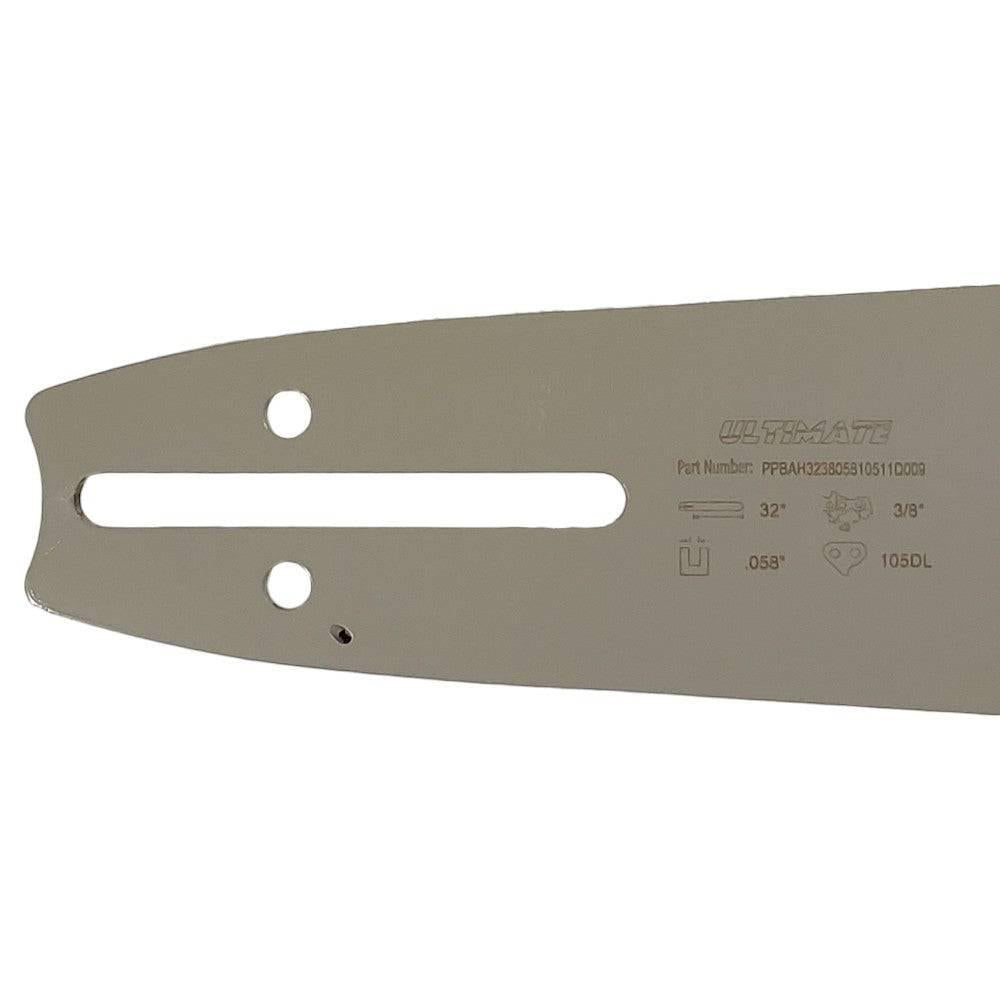 Proven Part 32In Chainsaw Guide Bar 3/8 .058 105DL Fits Jonsered CS2063 2065 2165 625 2171 630