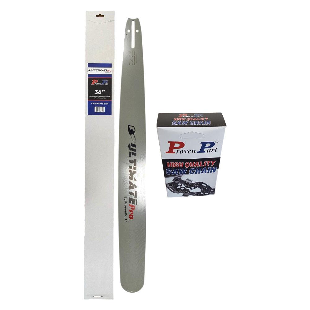 Proven Part 36In Bar and 1 Chain 3/8 .063 115DL For Husqvarna  260, 266, 268, 272, 272 XP, 281, 285 363RNDD009, 608000059, HT-383-115 (Copy)