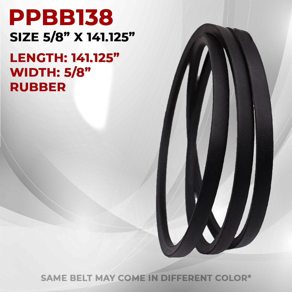 Proven Part Lawn Mower Deck Belt Compatible With Scag 483325 5/8" X 141 1/8" - Proven Part