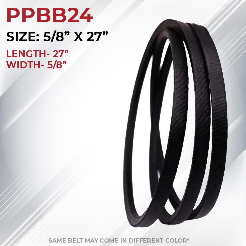 Correa trapezoidal de pieza probada B24 o 5L270 Correa trapezoidal de 5/8 x 27 pulgadas