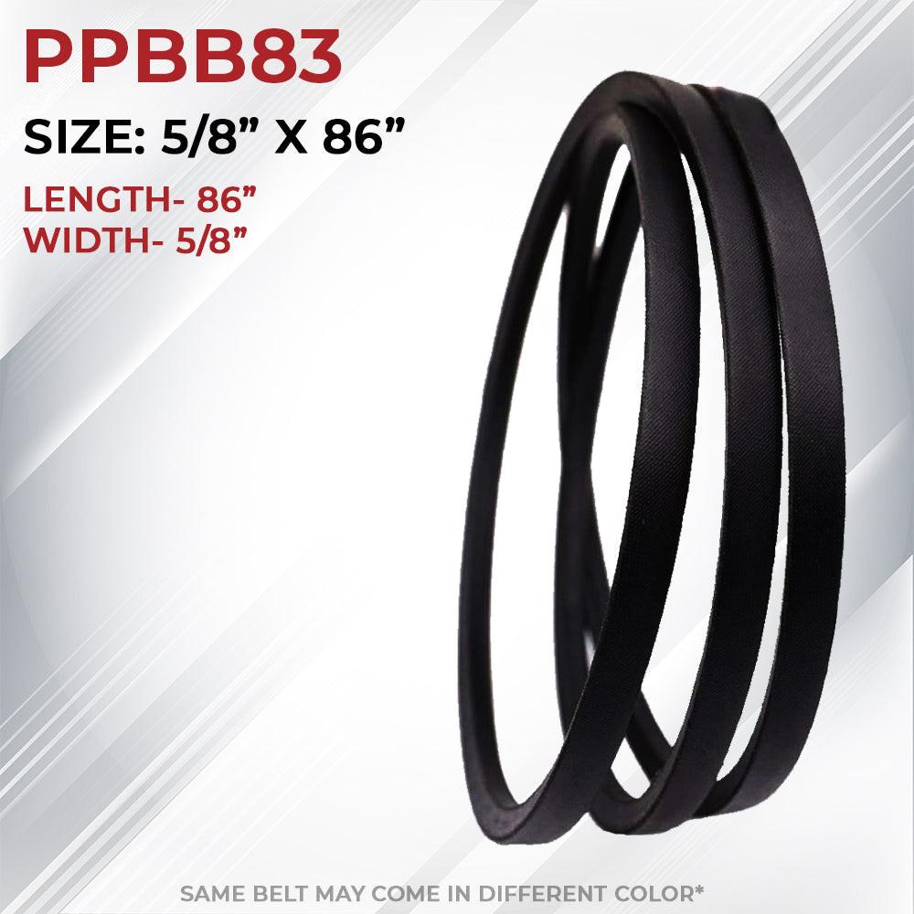 Correa probada 5213/5L860 (5/8"X86") para Exmark 1-323017, 323017