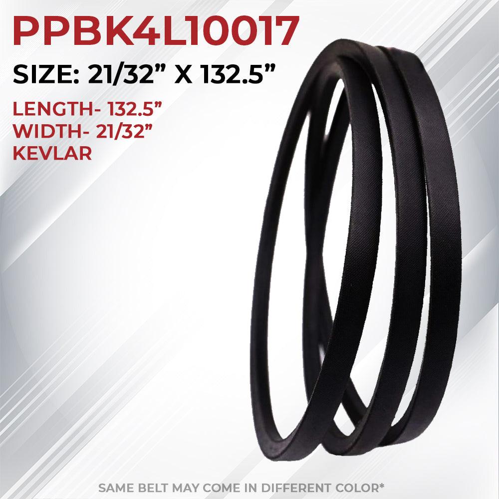 Correa de cubierta de pieza probada de 21-32 pulgadas x 132,5 pulgadas para Spartan de 54 pulgadas 461-0017-00