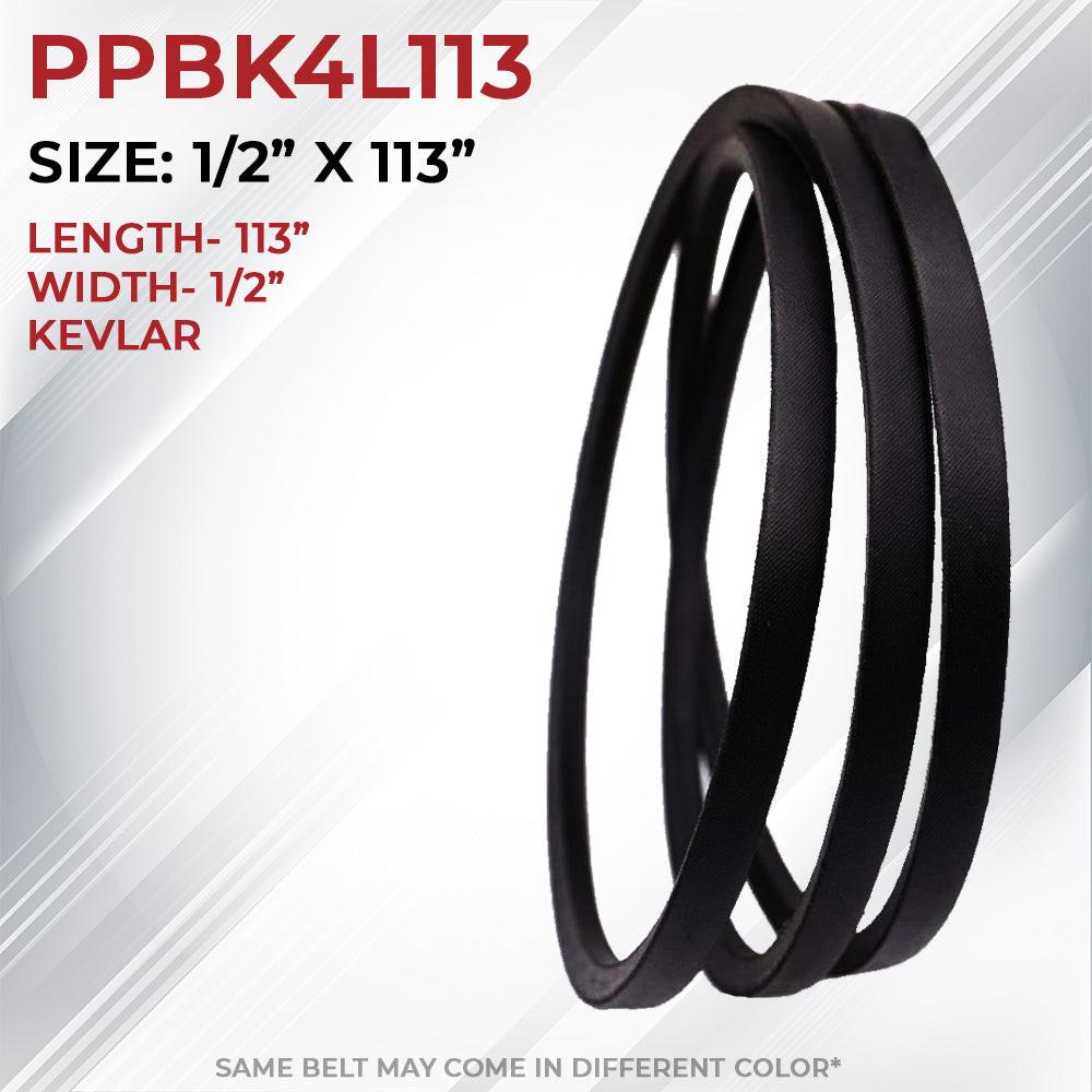 Proven Part Aramid Mower Belt Fits Husqvarna 532170140 1/2 X 113 - Proven Part