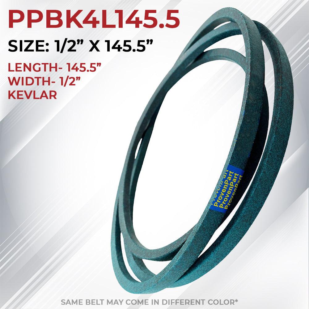 Proven Part Kevlar Deck Belt 1/2" X 145.5" For Toro Fits 147-2910 Fits Ariens 07200023
