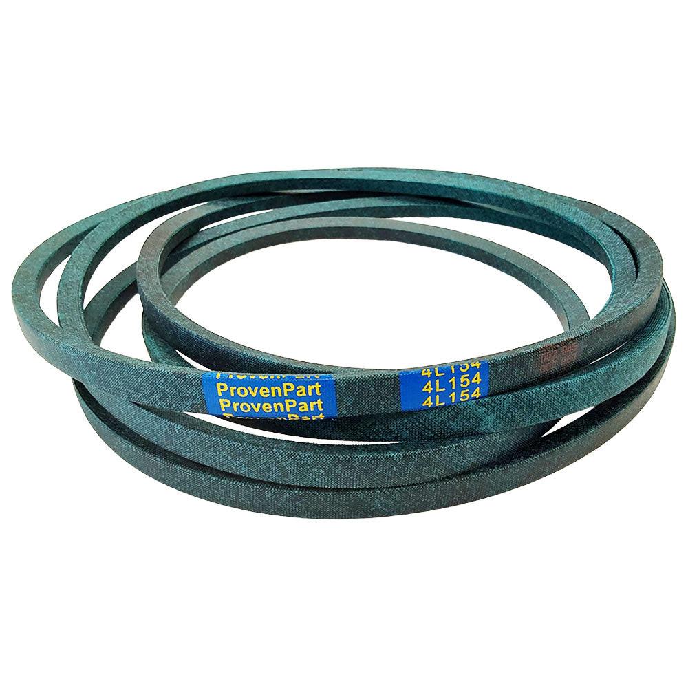 Correa de cortacésped de pieza probada fabricada con cubierta (1/2" x 154") para Exmark 109-3661 Qst20Be422