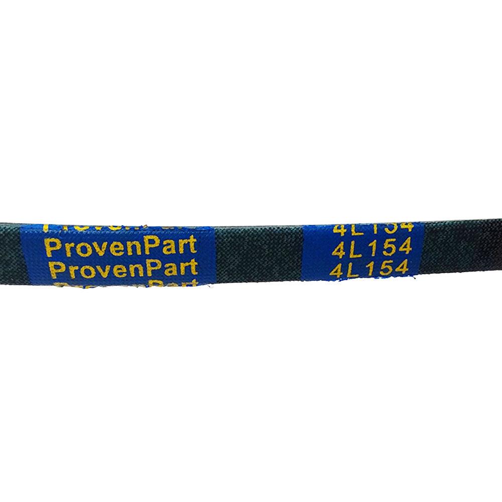 Correa de cortacésped de pieza probada fabricada con cubierta (1/2" x 154") para Exmark 109-3661 Qst20Be422
